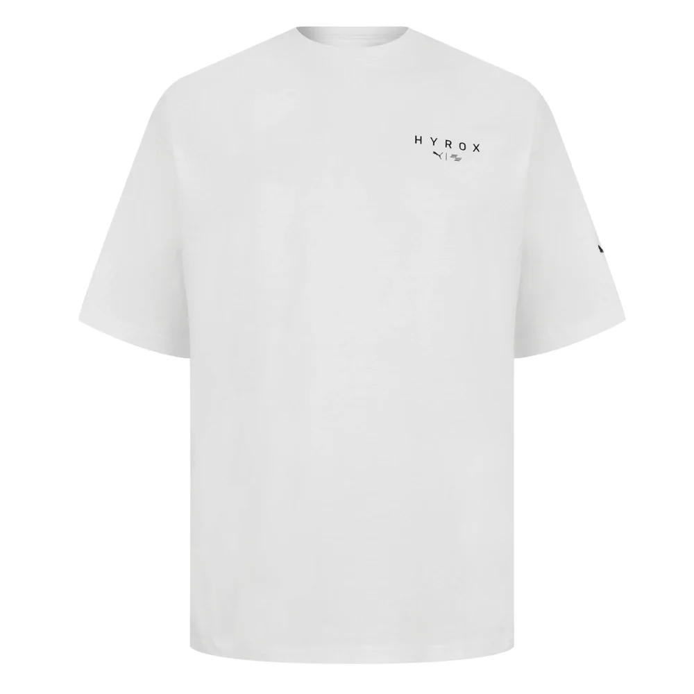 PUMA X HYROX WORLD 0S TEE - White - L Image 1