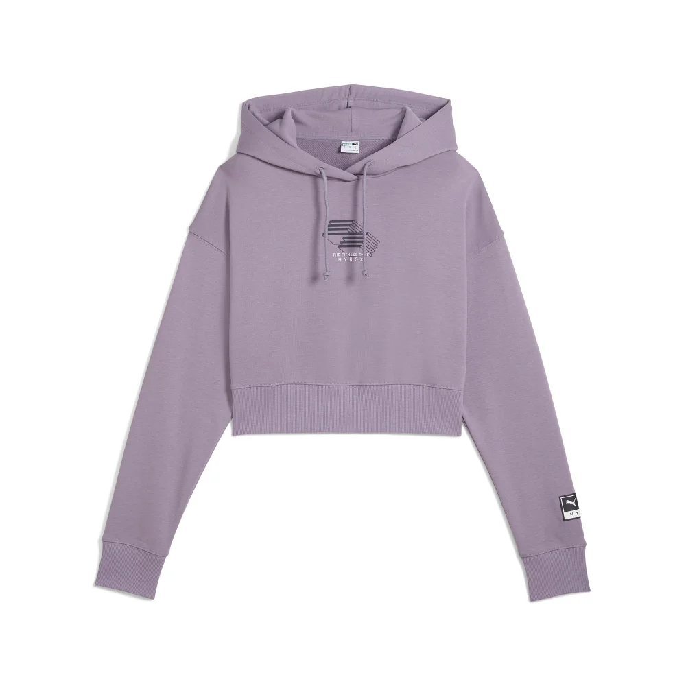 HYROX x PUMA Cropped Hoodie - Purple - XS Image 1