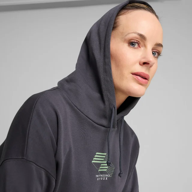 HYROX x PUMA Cropped Hoodie - Grey