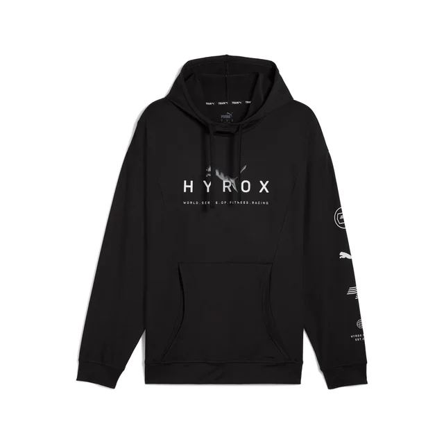 HYROX x PUMA Mens Studio Cloudspun Hoodie - Black