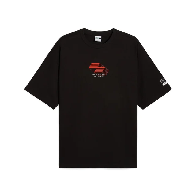 HYROX x PUMA Oversized Graphic Tee - Black