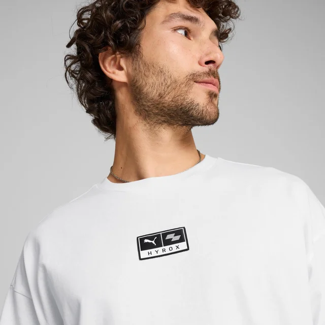 HYROX x PUMA Oversized Graphic Tee - White