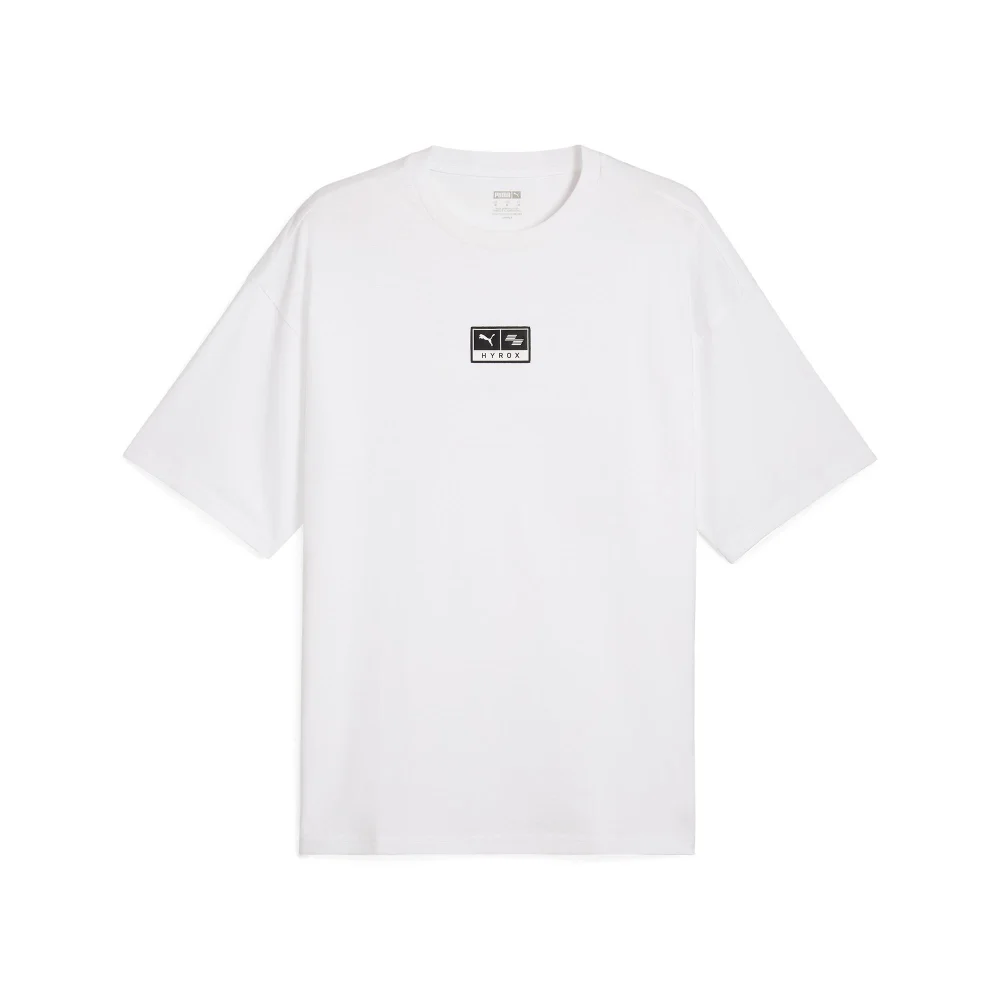 HYROX x PUMA Oversized Graphic Tee - White - S Image 1