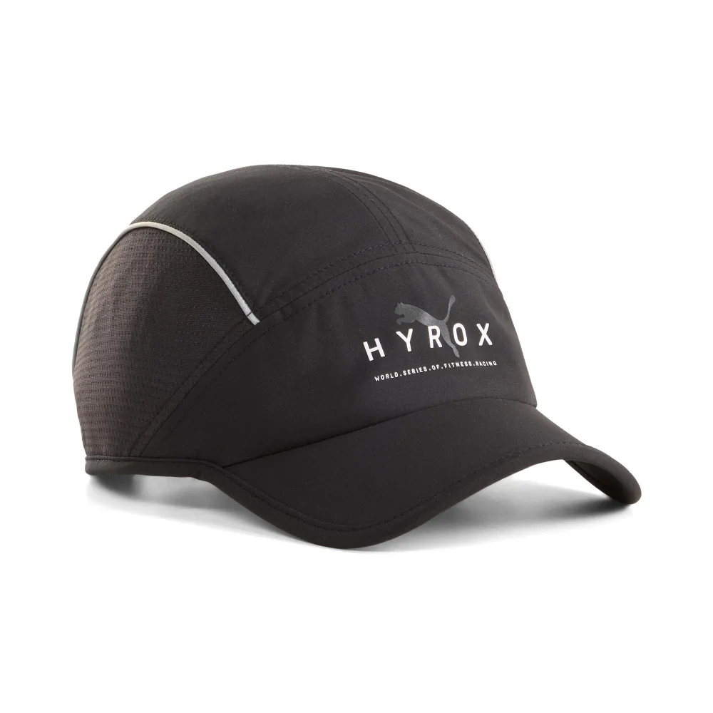 HYROX SHORT VISOR 5 Panel Cap - Black Image 1