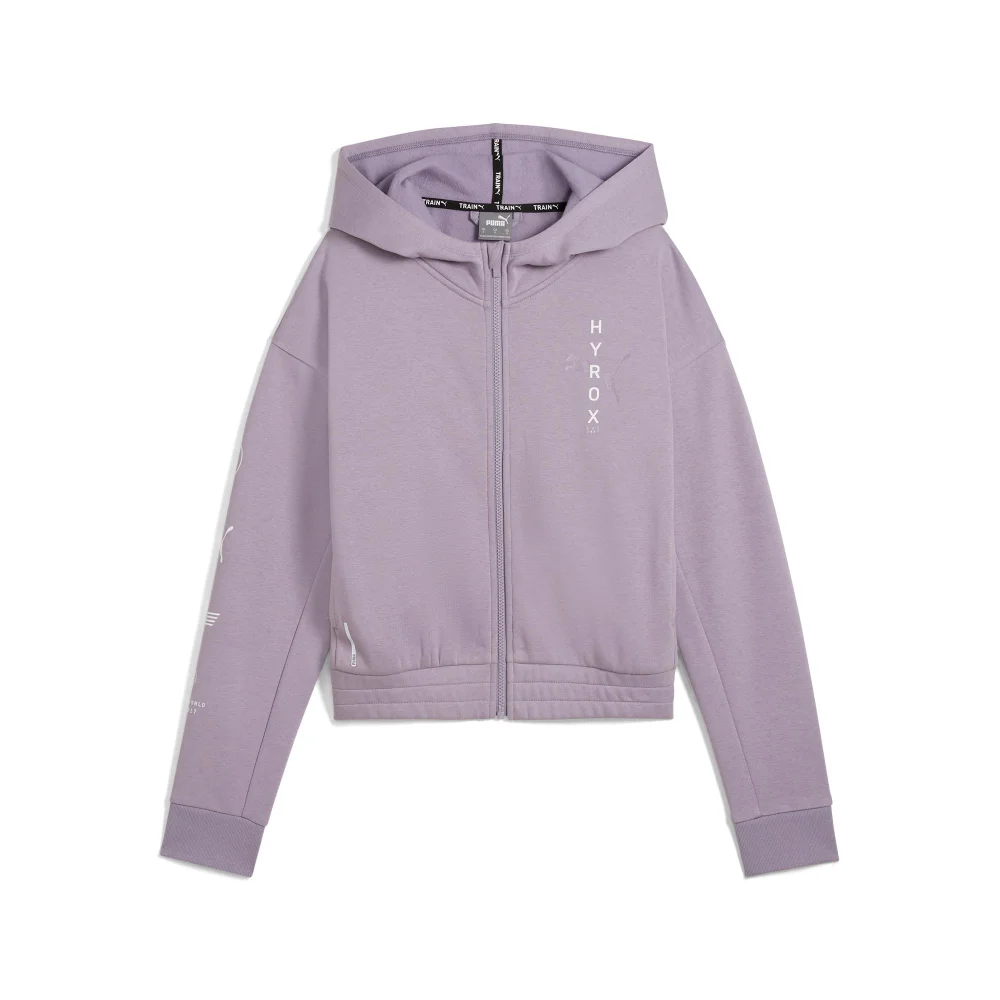 HYROX x PUMA Train Favorite Fleece Full Zip - Purple - M Image 1