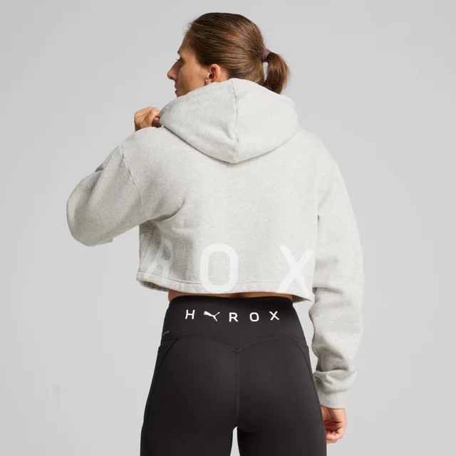 Womens PUMA x HYROX Heavyweight Hoodie - Grey