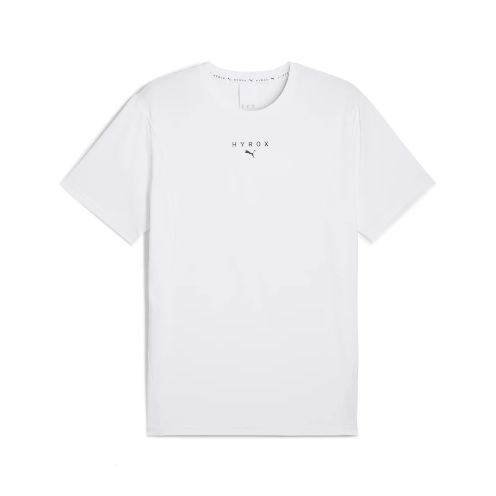 Mens PUMA x HYROX Cloudspun Tee - White - S Image 1