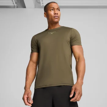 Mens PUMA x HYROX Cloudspun Tee - Green