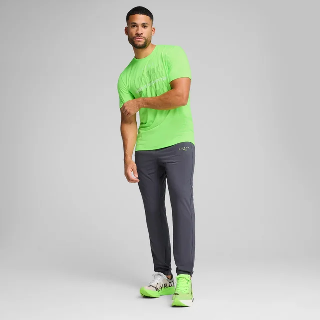 Mens PUMA x HYROX TAD TEE - Green (Neon)