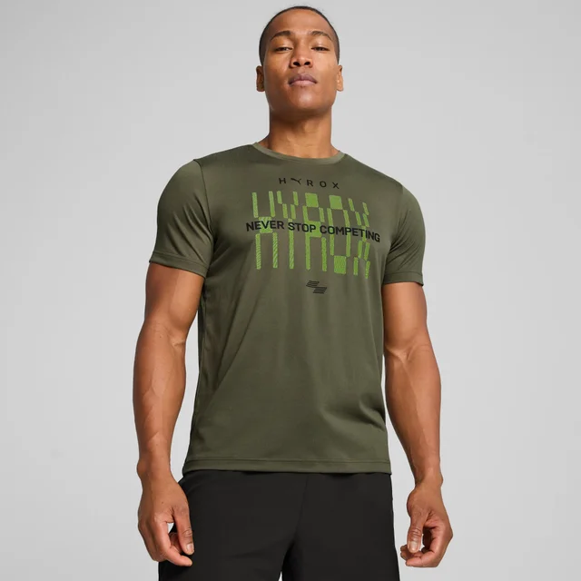 Mens PUMA x HYROX TAD TEE - Green