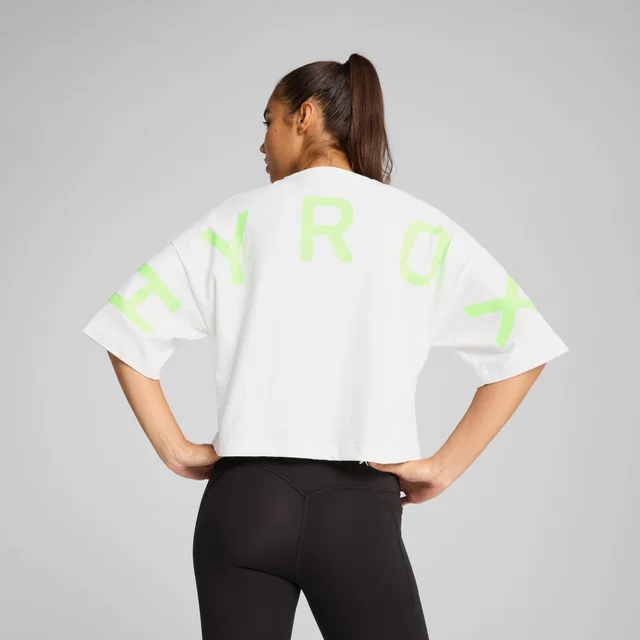 Womens PUMA x HYROX Oversize Tee - White