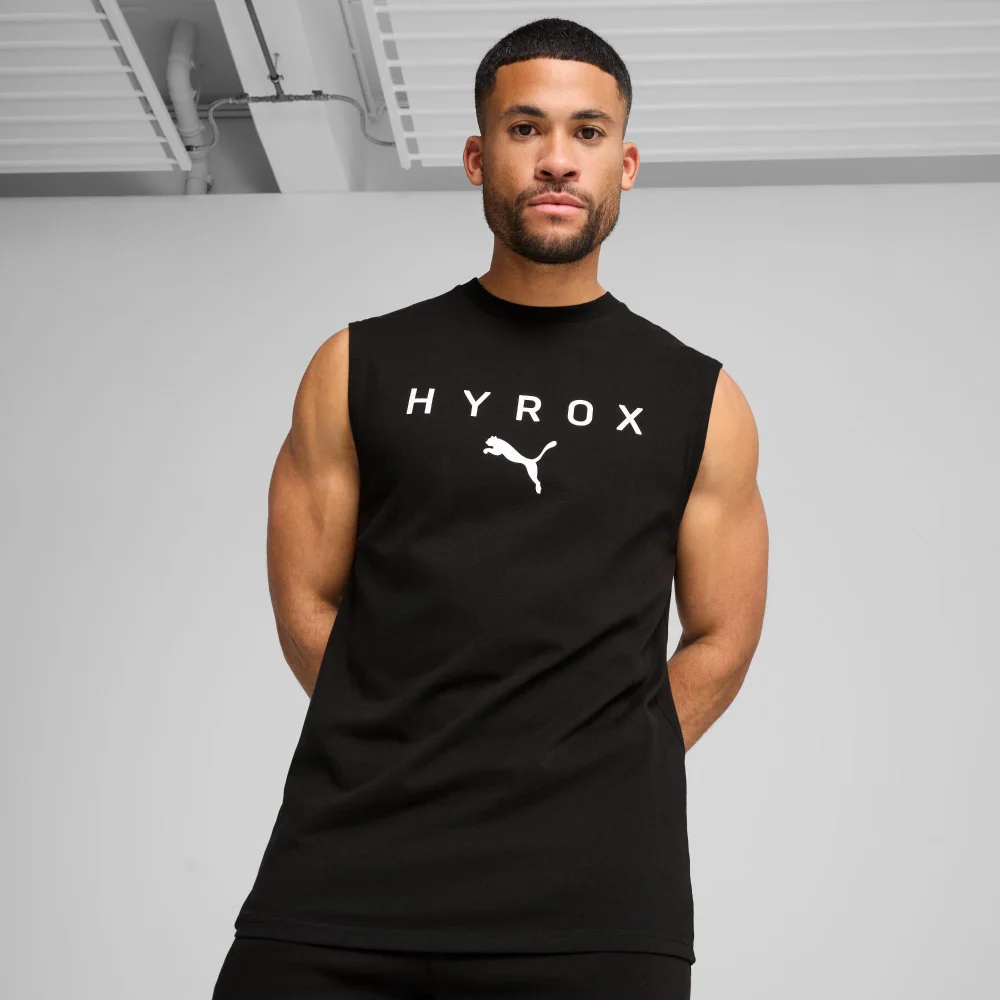 UNISEX PUMA x HYROX CUTOFF TANK - Black - S Image 1