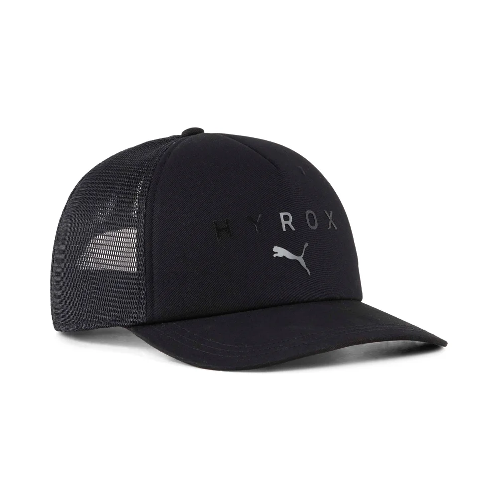 PUMA x HYROX Trucker Cap - Black Image 1