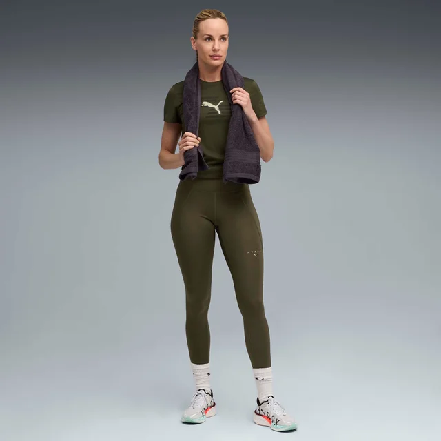 Womens PUMA x HYROX POLY GRAPHIC TEE - Green