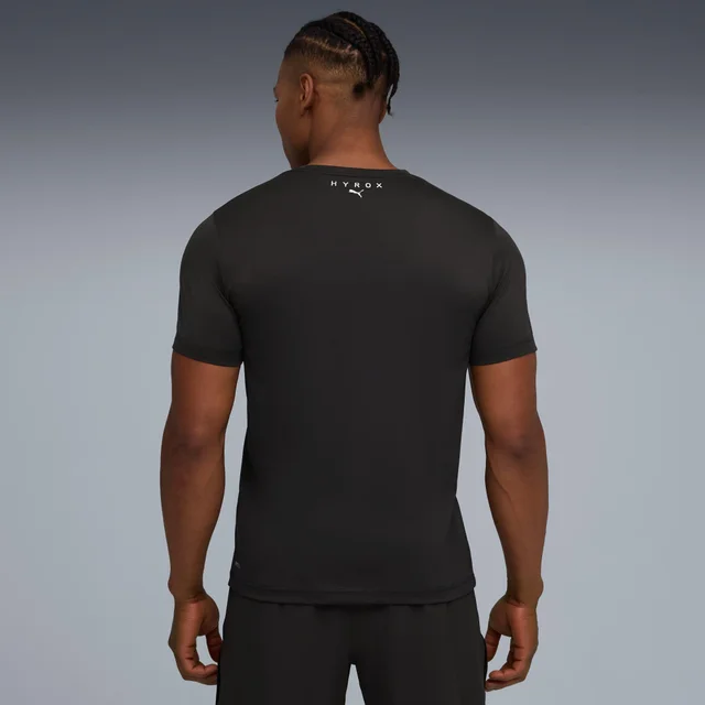 Mens PUMA x HYROX POLY GRAPHIC TEE - Black