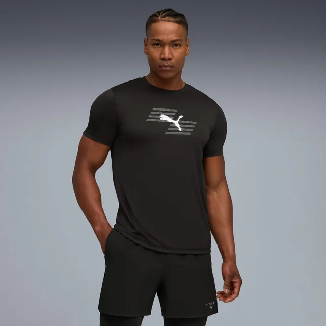 Mens PUMA x HYROX POLY GRAPHIC TEE - Black