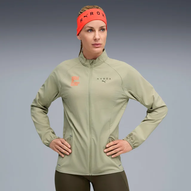 Womens PUMA x HYROX Ultraweave Jacket - Green