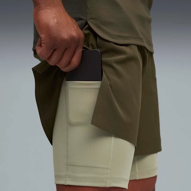 Mens PUMA x HYROX 2in1 TRAIN SHORT - Green