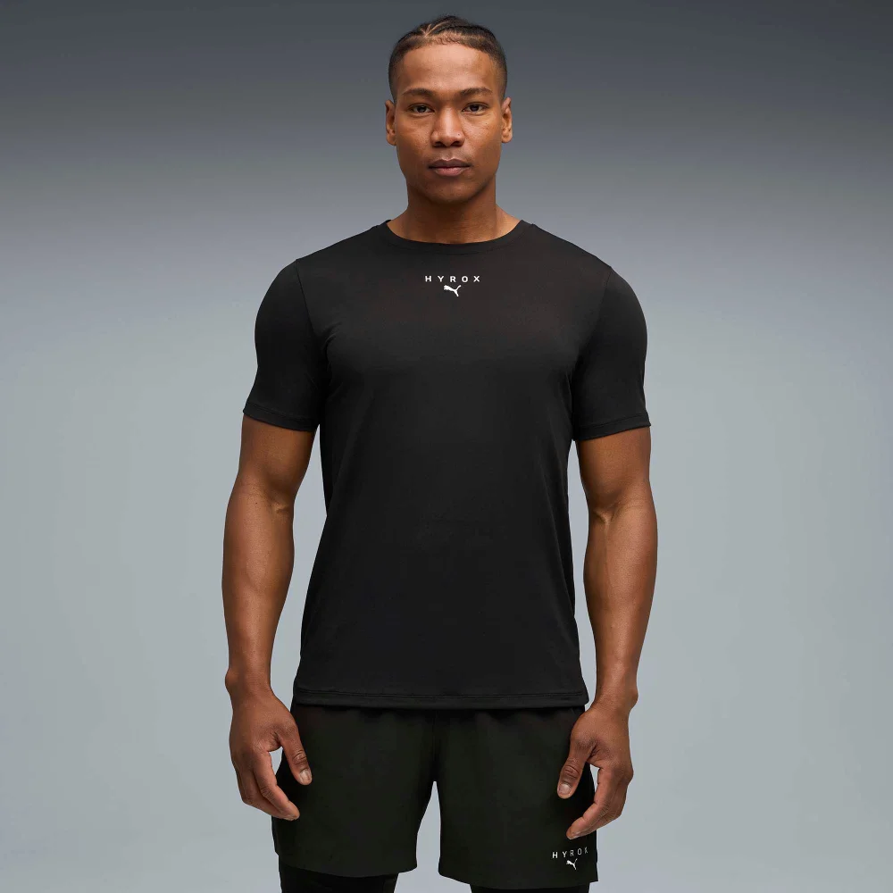 Mens PUMA x HYROX CLOUDSPUN THERMOADAPT TEE - Black - S Image 1