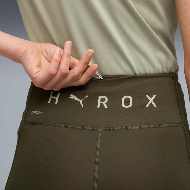 Womens PUMA X HYROX ESSENTIAL TIGHT - Green