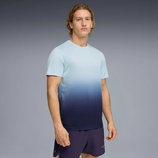 POLY GRAPHIC TEE - light blue