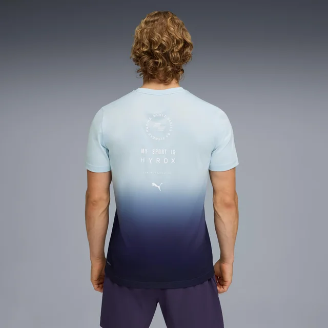 POLY GRAPHIC TEE - light blue