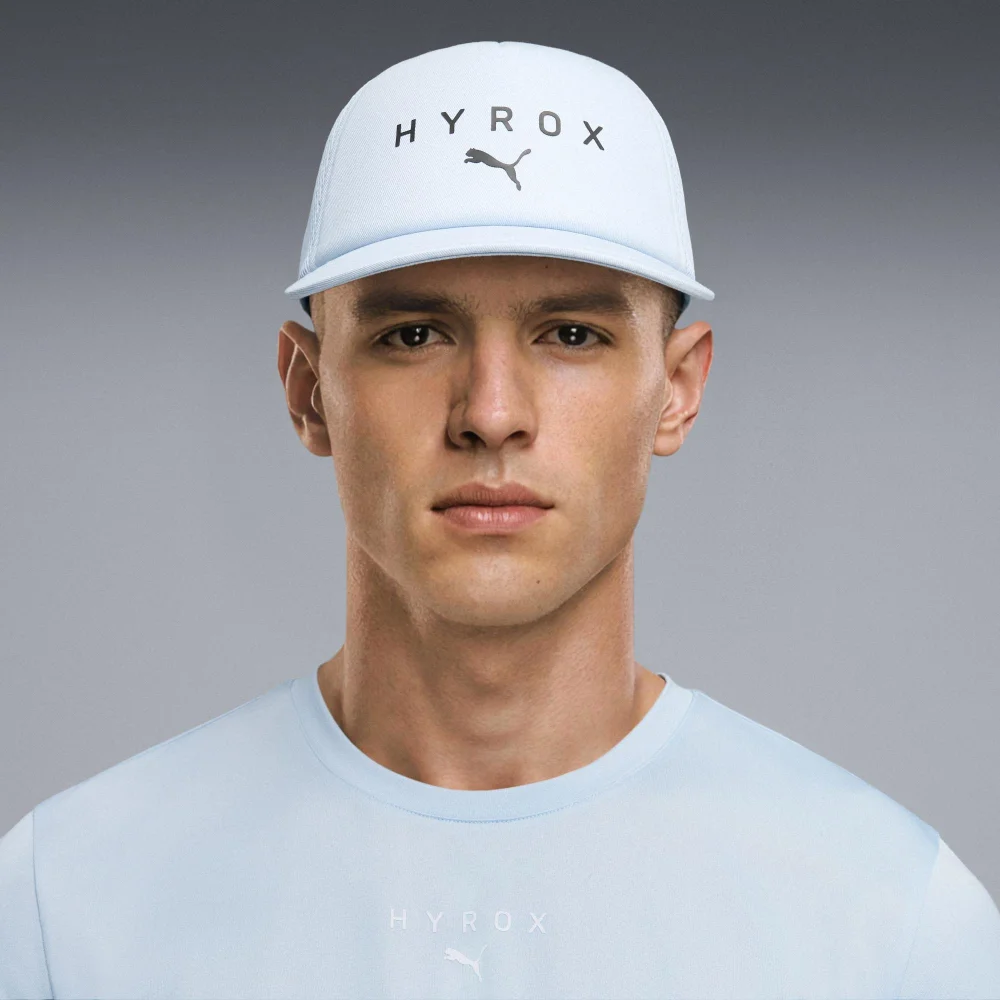 PUMA x HYROX Trucker Cap - light blue Image 1