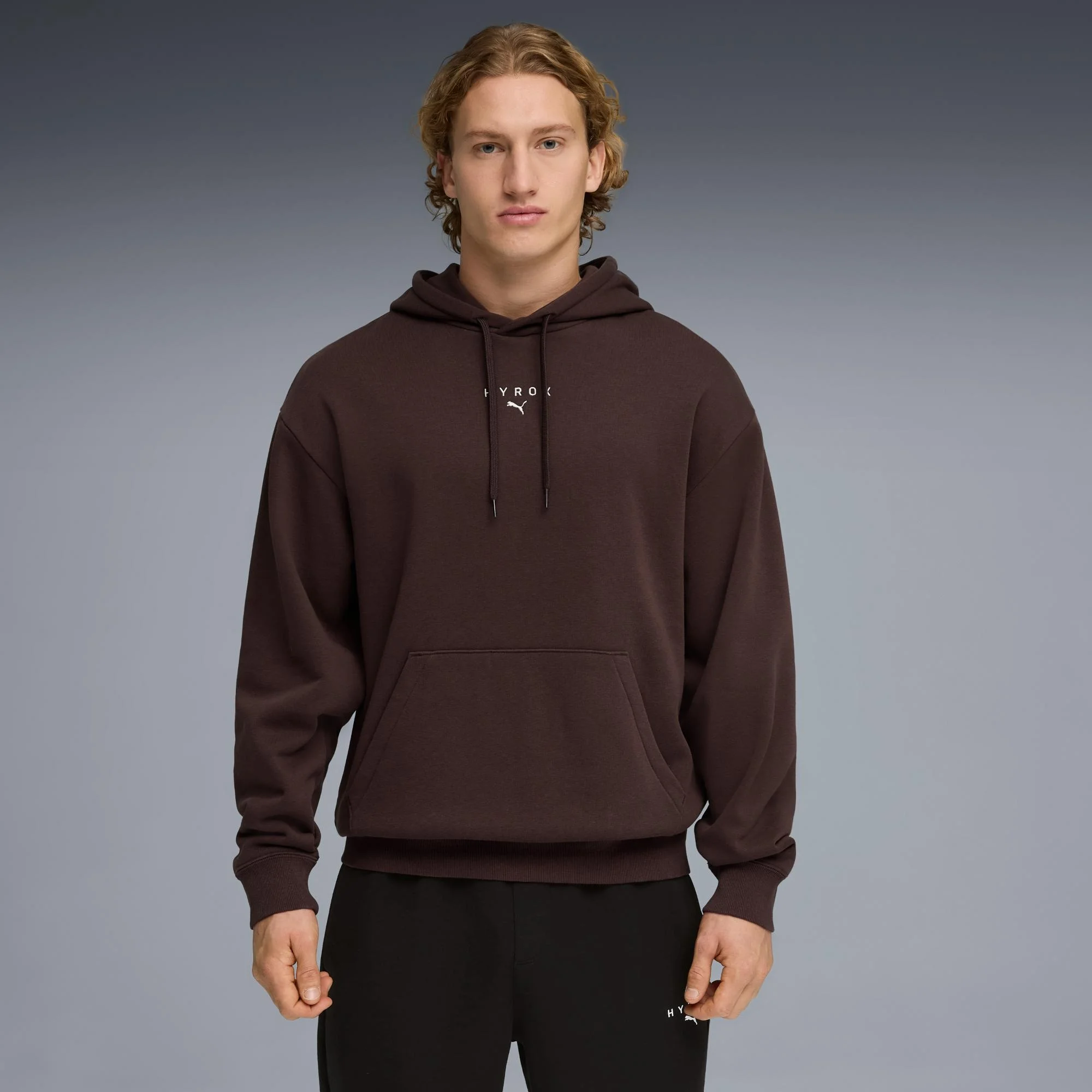Hyrox Jacket MEN'S HEAVYWEIGHT HOODIE - brown - M | HYROX Shop Official