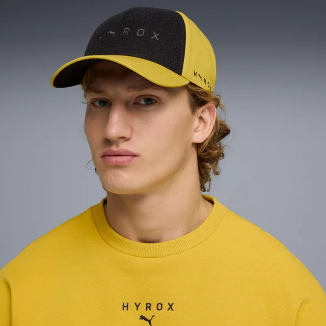 PUMA x HYROX VELCRO BB Cap - yellow