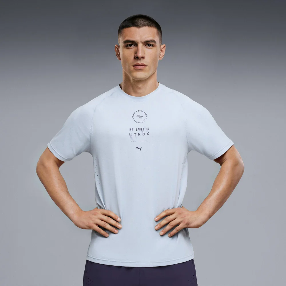 MEN'S DRYELITE TRAINING TEE - light blue - XL Image 1
