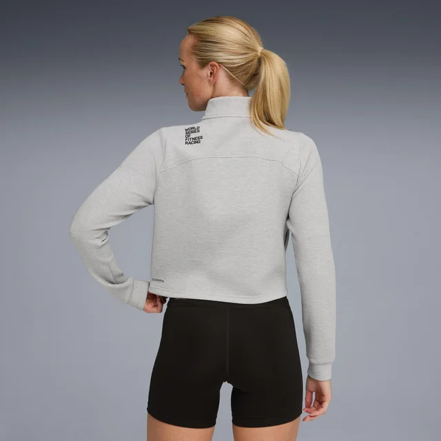 WOMEN'S CLOUDSPUN 1/4 ZIP - grey
