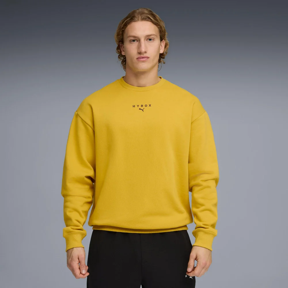 MEN'S HEAVYWEIGHT CREWNECK - yellow - M Image 1