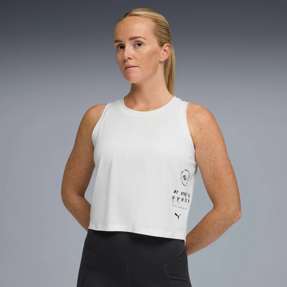 WOMEN'S CLOUDSPUN THERMOADAPT CROP TANK - white - XXS Image 1