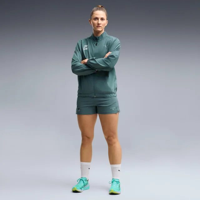 WOMEN'S PWRMODE WOVEN SHORT - green