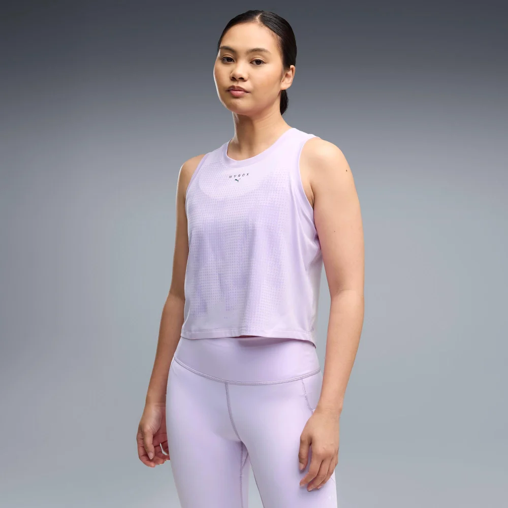 WOMEN'S CLOUDSPUN THERMOADAPT CROP TANK - purple - XXS Image 1