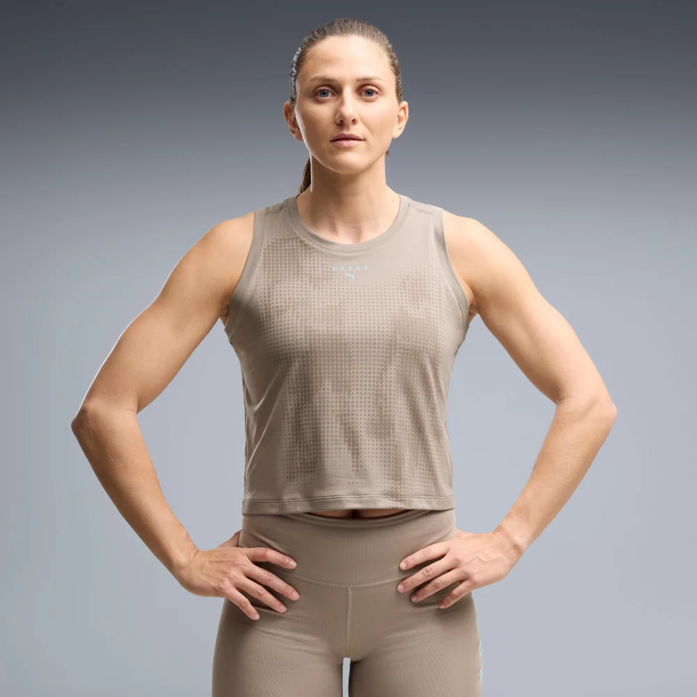 WOMEN'S CLOUDSPUN THERMOADAPT CROP TANK - grey - XXS Image 1