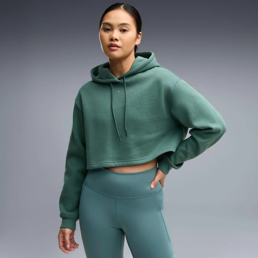 WOMEN'S HEAVYWEIGHT HOODIE - green - XS Image 1
