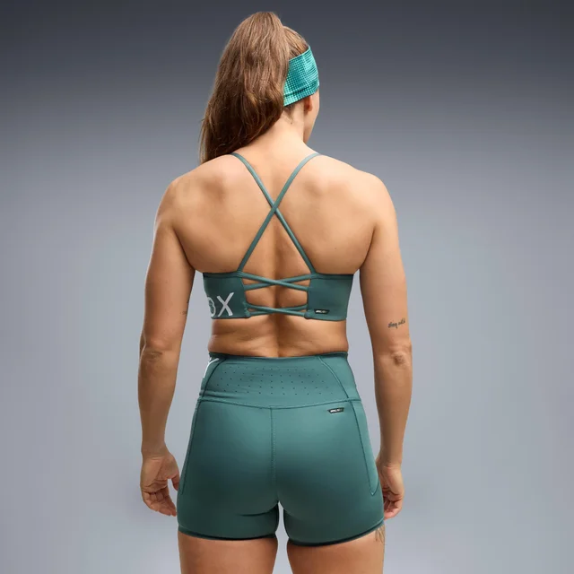 WOMEN'S STRAPPY PWRMODE BRA - green